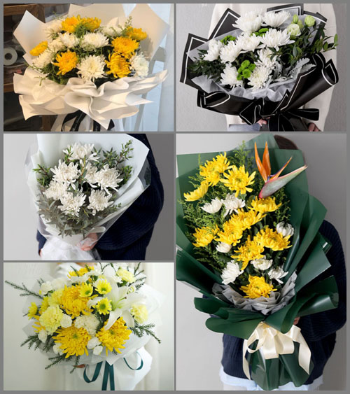 福建福州长乐市吴航街道景美社区白事花束代送